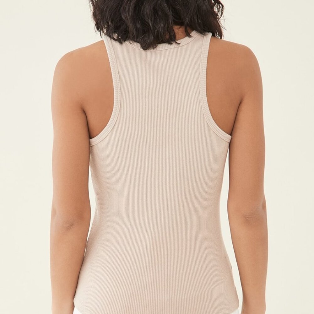 AGOLDE Rib High Neck Tank - Picture 2 of 10